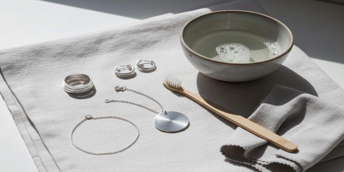 How to clean and care for 925 sterling silver jewellery — ZIXY Jewellery Care Guide" for SEO benefit.
