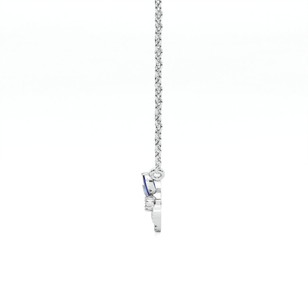 925 sterling silver Blue Butterfly Necklaces for women India
