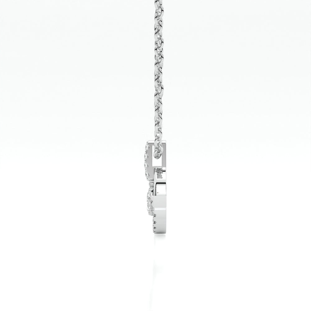 925 sterling silver Dancing Diamond Necklaces