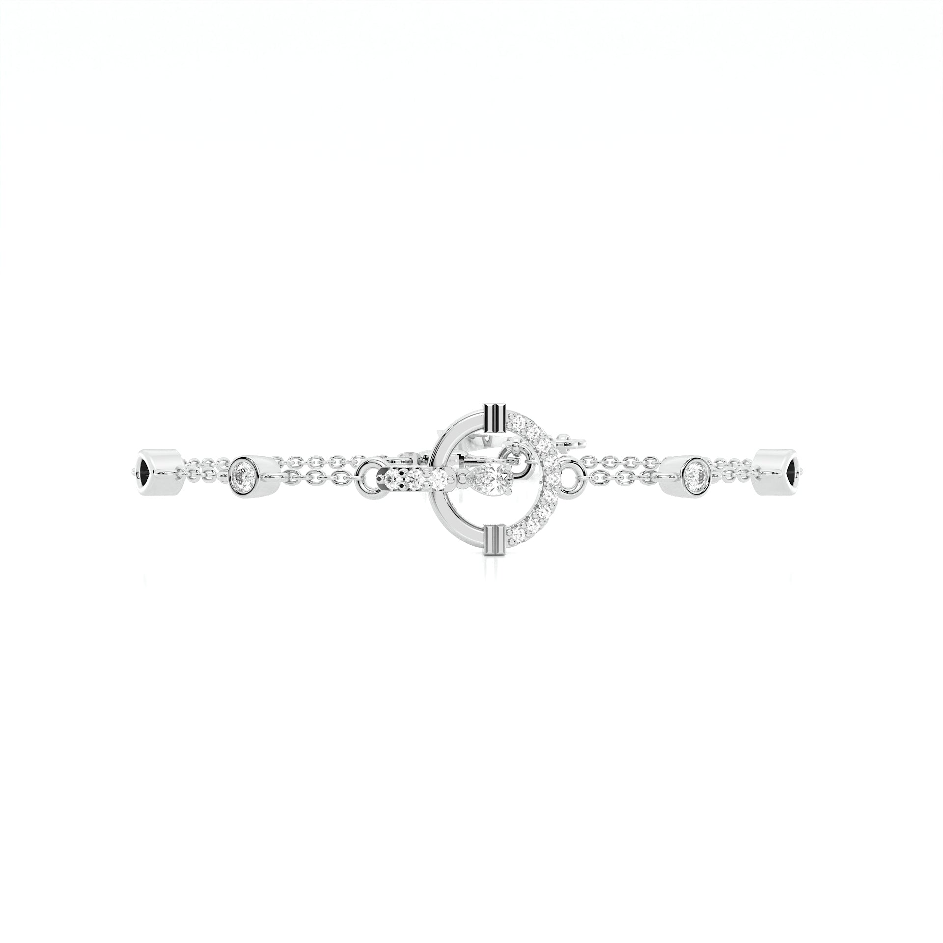 925 sterling silver Dancing Diamond Bracelets