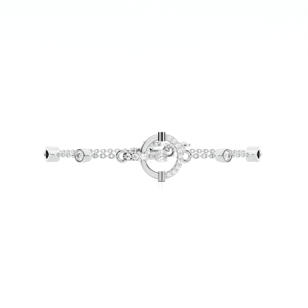 925 sterling silver Dancing Diamond Bracelets