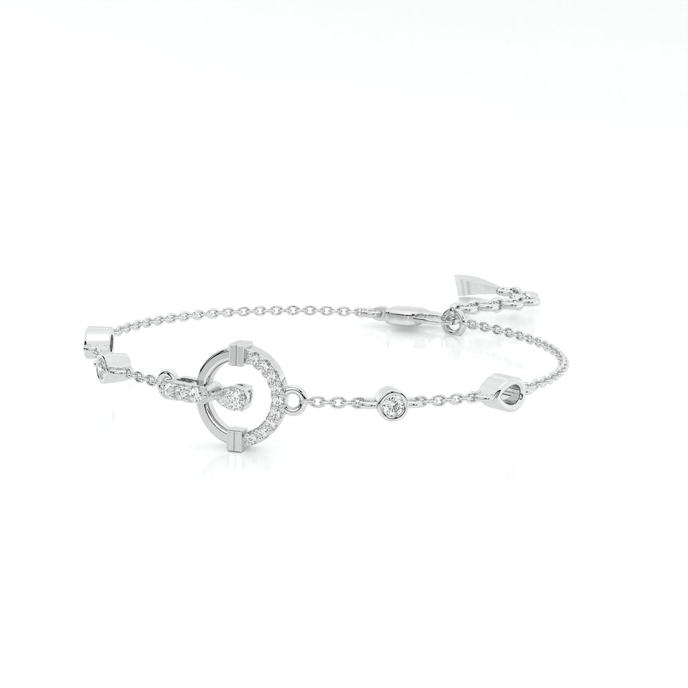925 sterling silver Dancing Diamond Bracelets