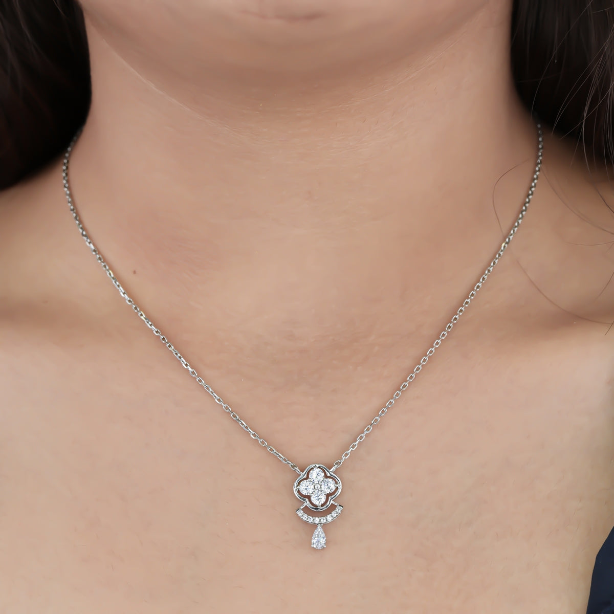 925 sterling silver Drop Necklace
