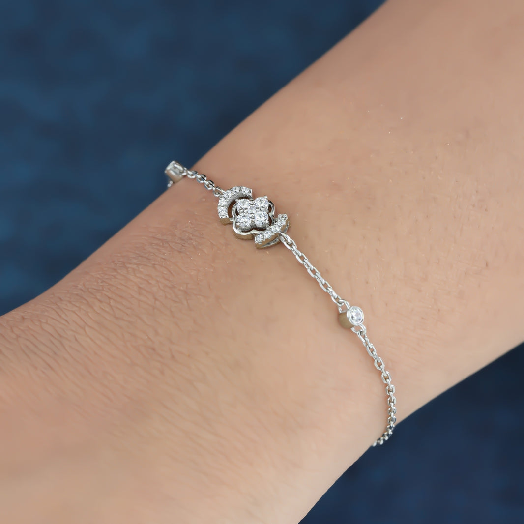 925 sterling silver Drop Bracelet