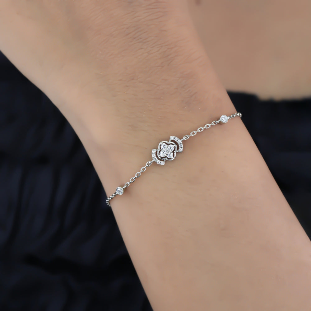 925 sterling silver Drop Bracelet