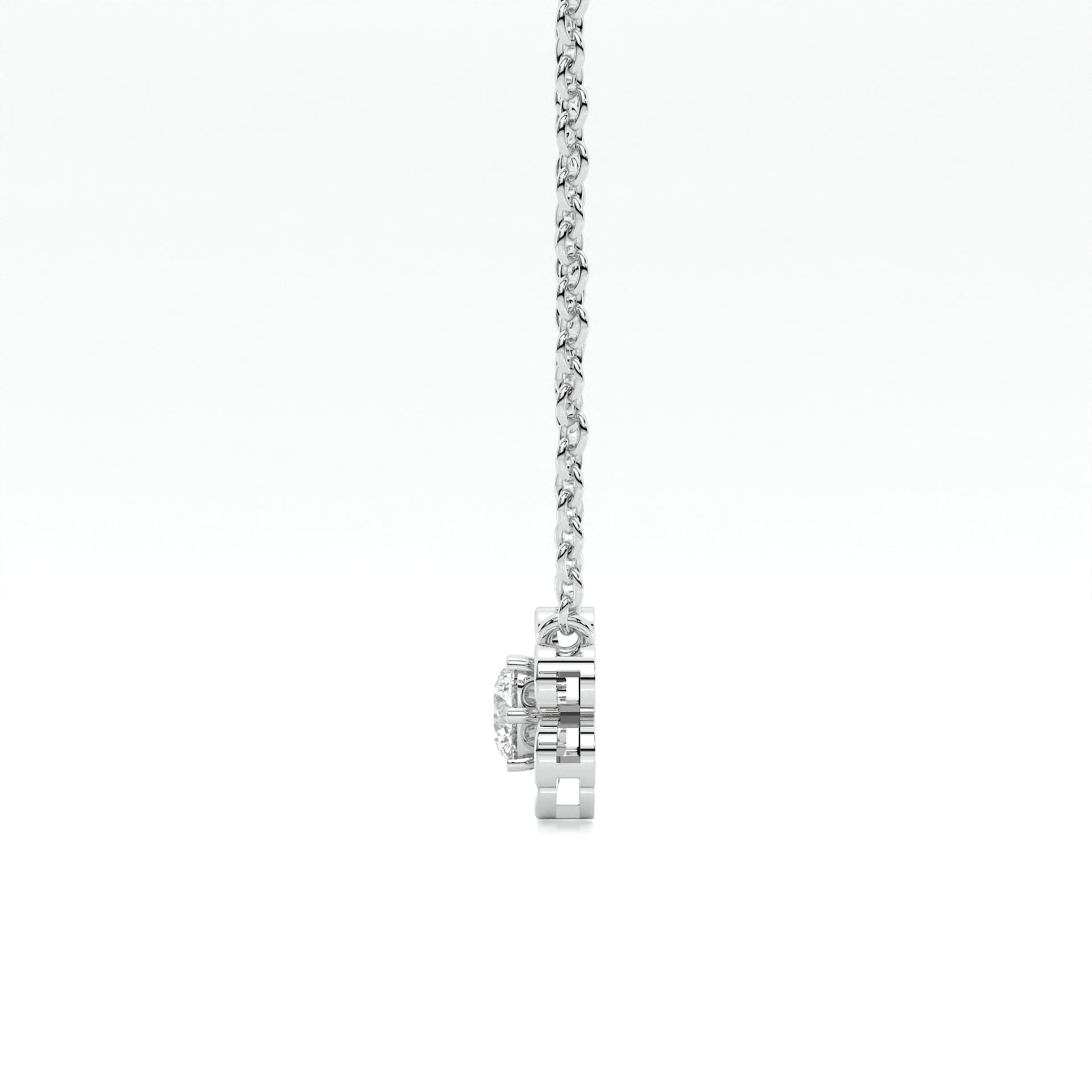 925 sterling silver Flower Stud Necklaces for women India