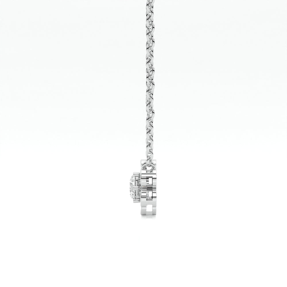925 sterling silver Flower Stud Necklaces for women India