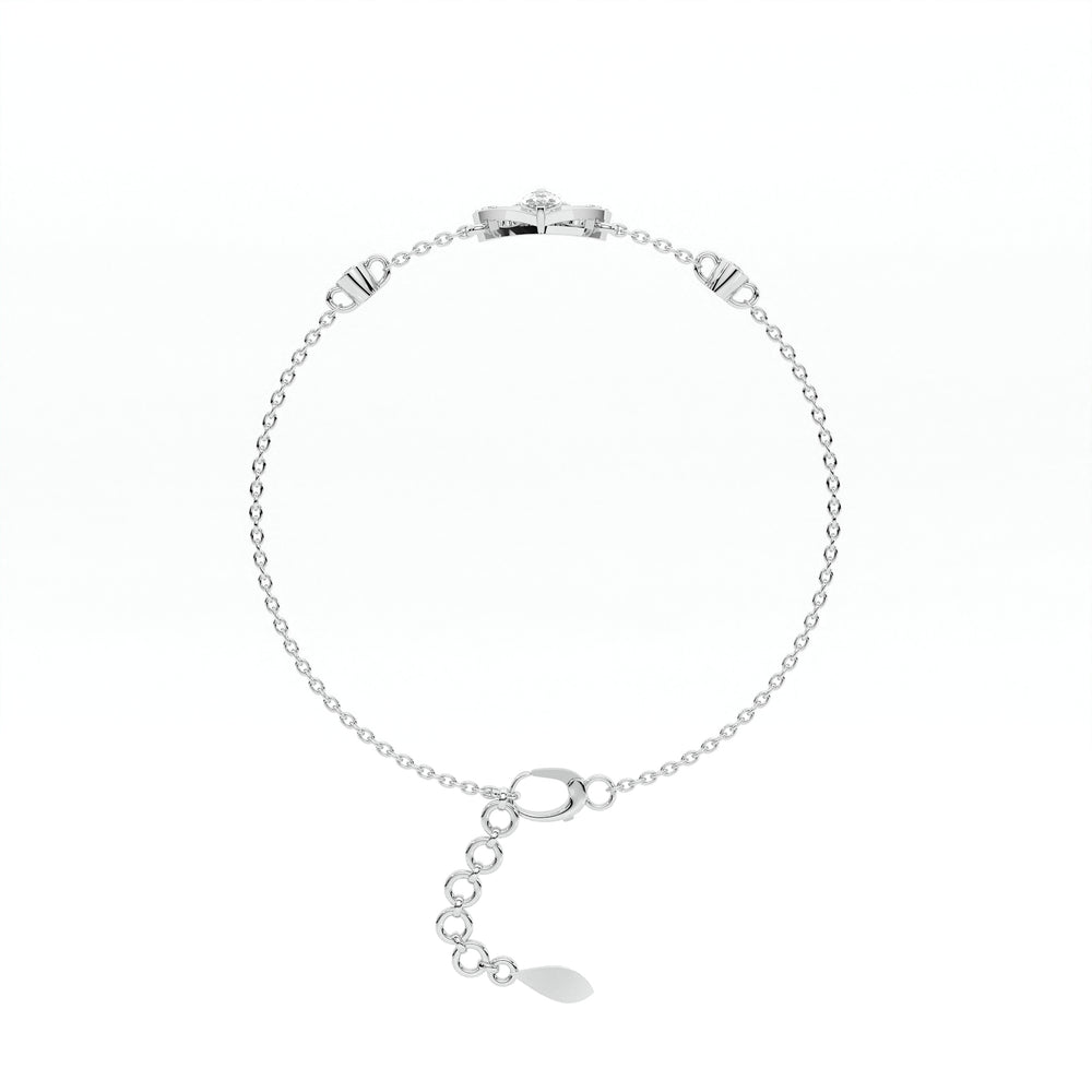 925 sterling Heart Diamond Bracelets