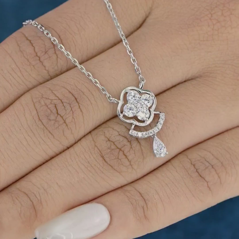 925 sterling silver Drop Necklace