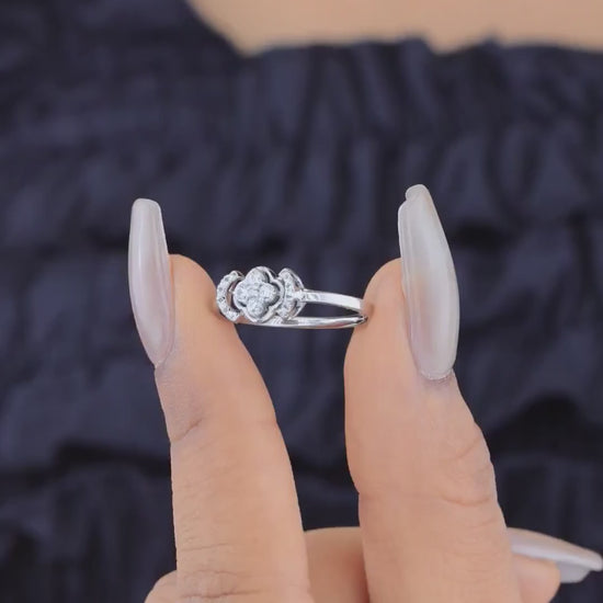 925 sterling silver Drop Ring