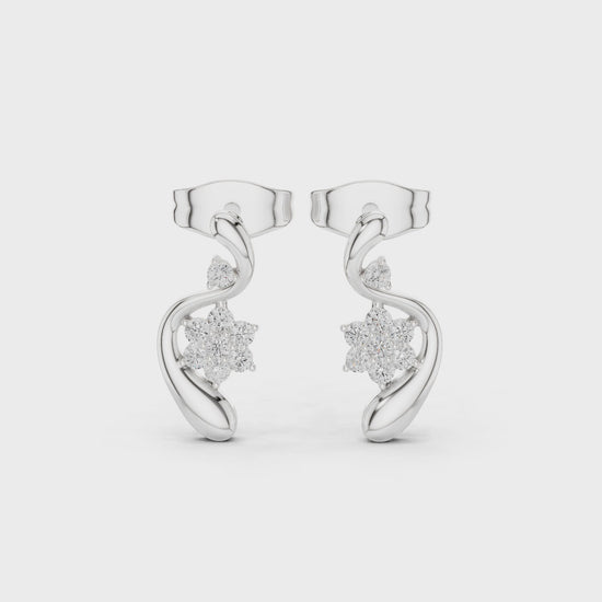Elegant Snake Cluster earrings for women
