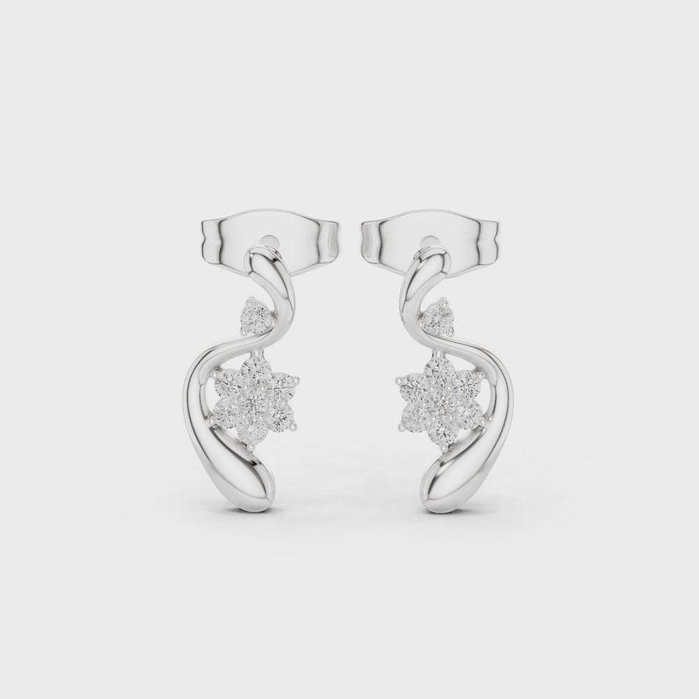 Elegant Snake Cluster earrings for women