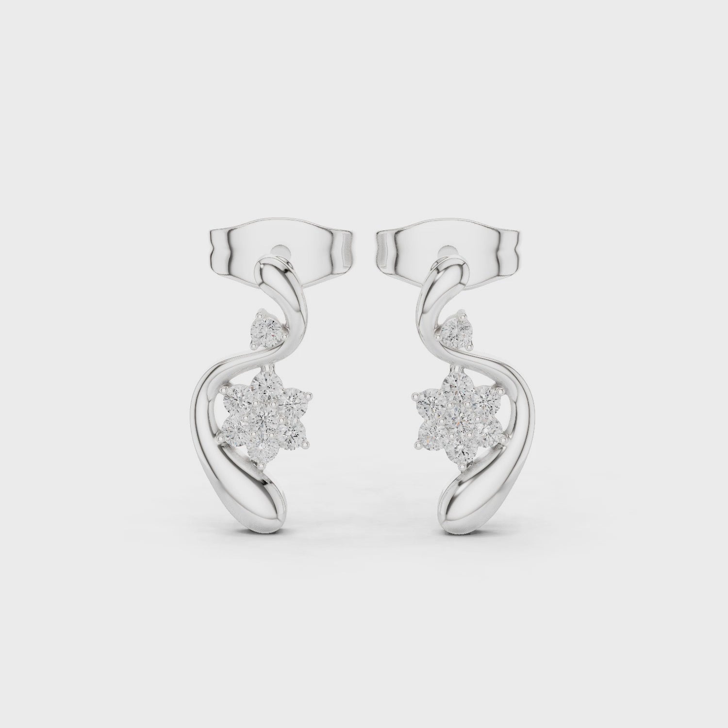 Elegant Snake Cluster earrings for women