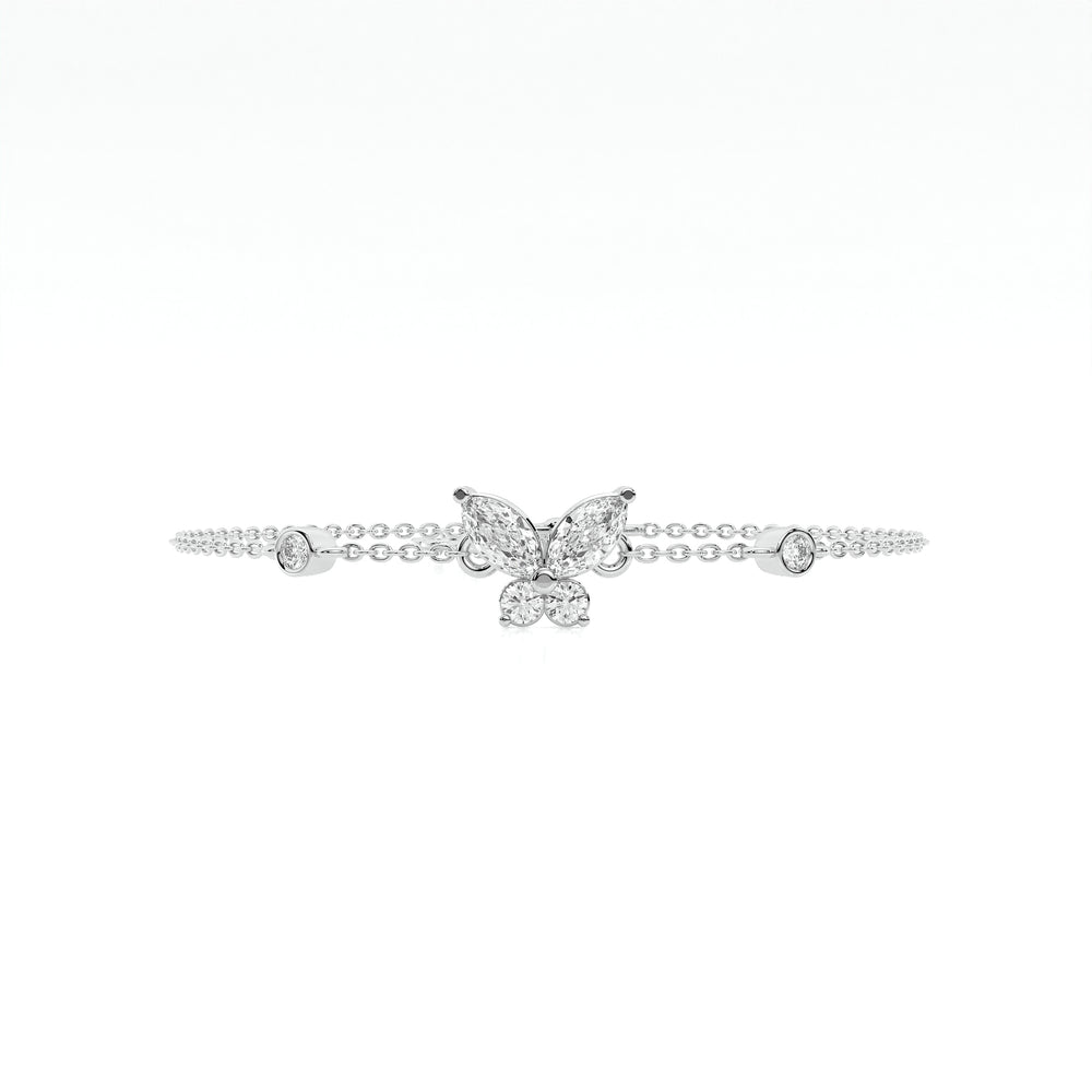 925 sterling Butterfly Diamond Bracelets