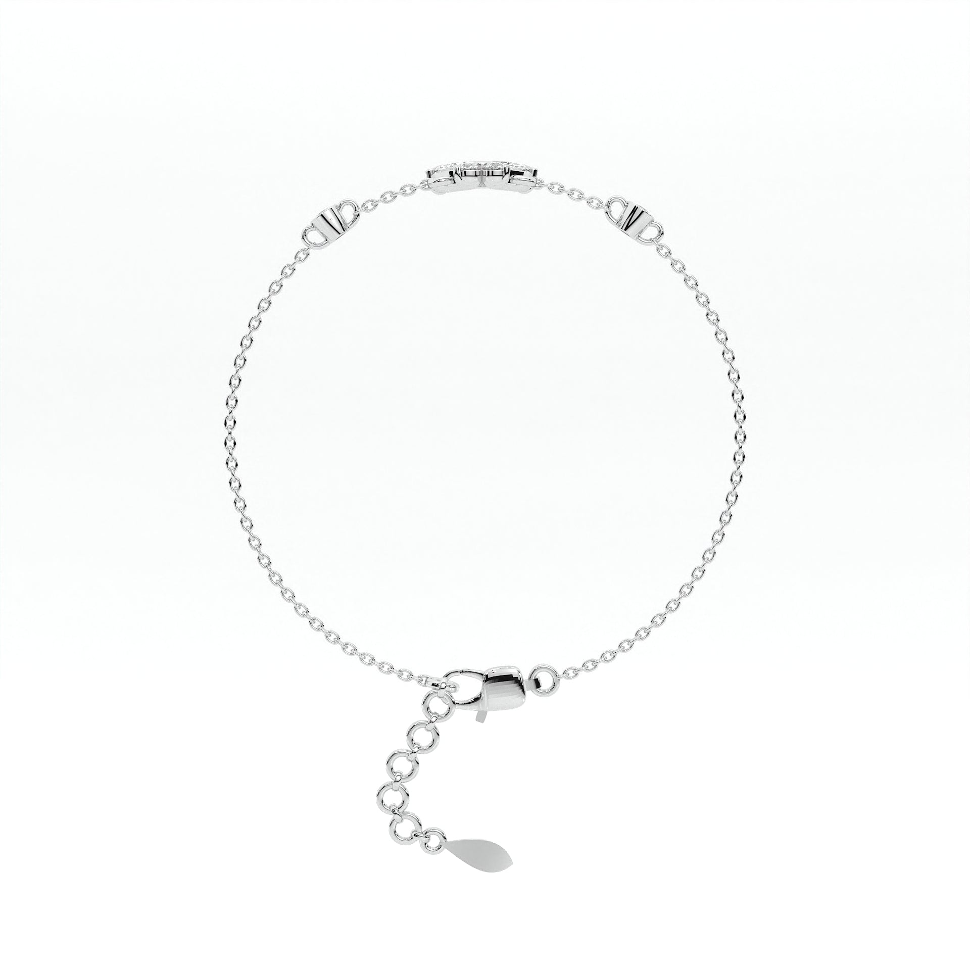 925 sterling Butterfly Diamond Bracelets
